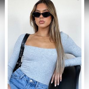 White Fox Pretty Picture Bodysuit